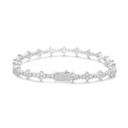 European and American personality diamond-inlaid hip-hop necklace men's rap trendy brand high-end spring buckle airplane tennis chain sweater chain