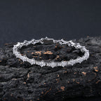 European and American personality diamond-inlaid hip-hop necklace men's rap trendy brand high-end spring buckle airplane tennis chain sweater chain